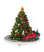 Musical Christmas Tree with Revolving Train