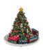 Musical Christmas Tree with Revolving Train