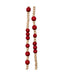 KA Natural Wood and Red Bead Garland