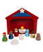 Kurt Adler Kids Wooden Nativity Set, 10 Piece