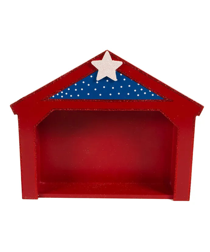 Kurt Adler Kids Wooden Nativity Set, 10 Piece