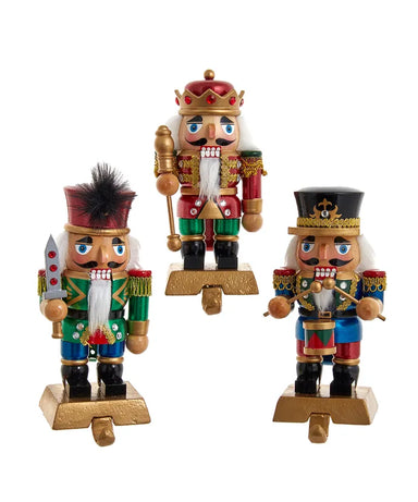Nutcracker Stocking Holders - Single, Various Styles