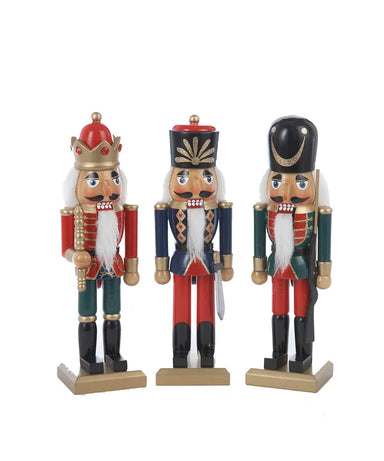 King Or Soldiers 10" Nutcracker - Single, Various Styles