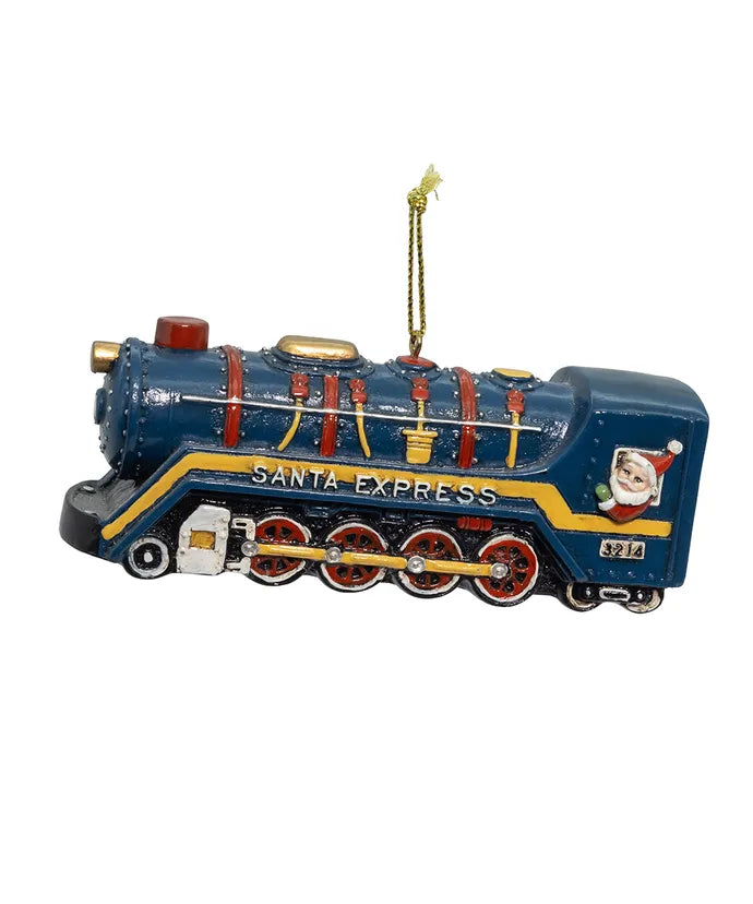 Santa Express Locomotive Ornament