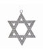 Metal Star of David Ornament