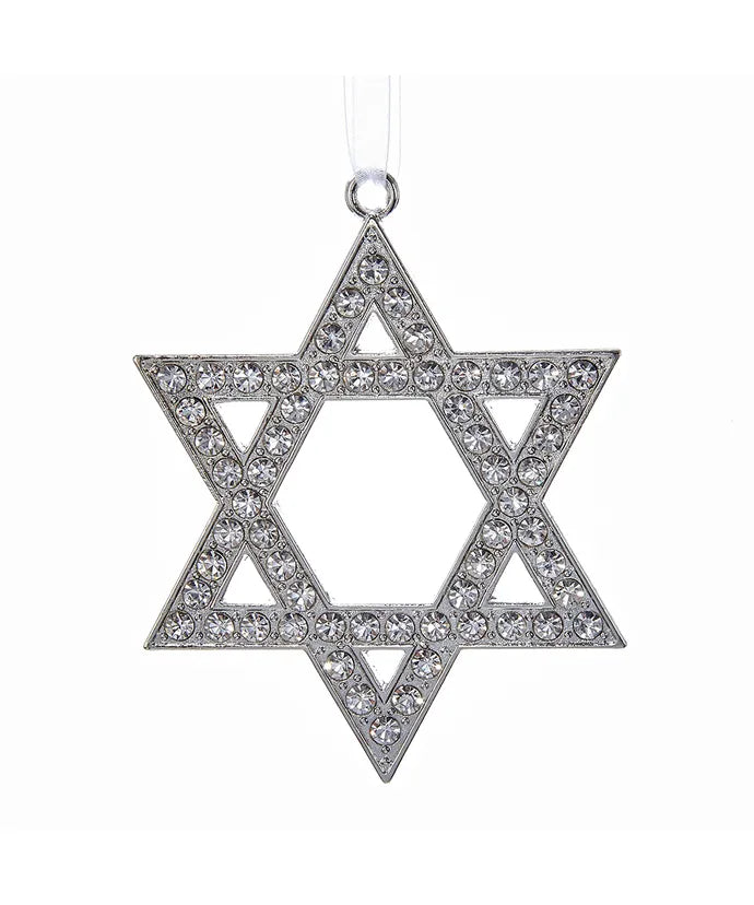Metal Star of David Ornament