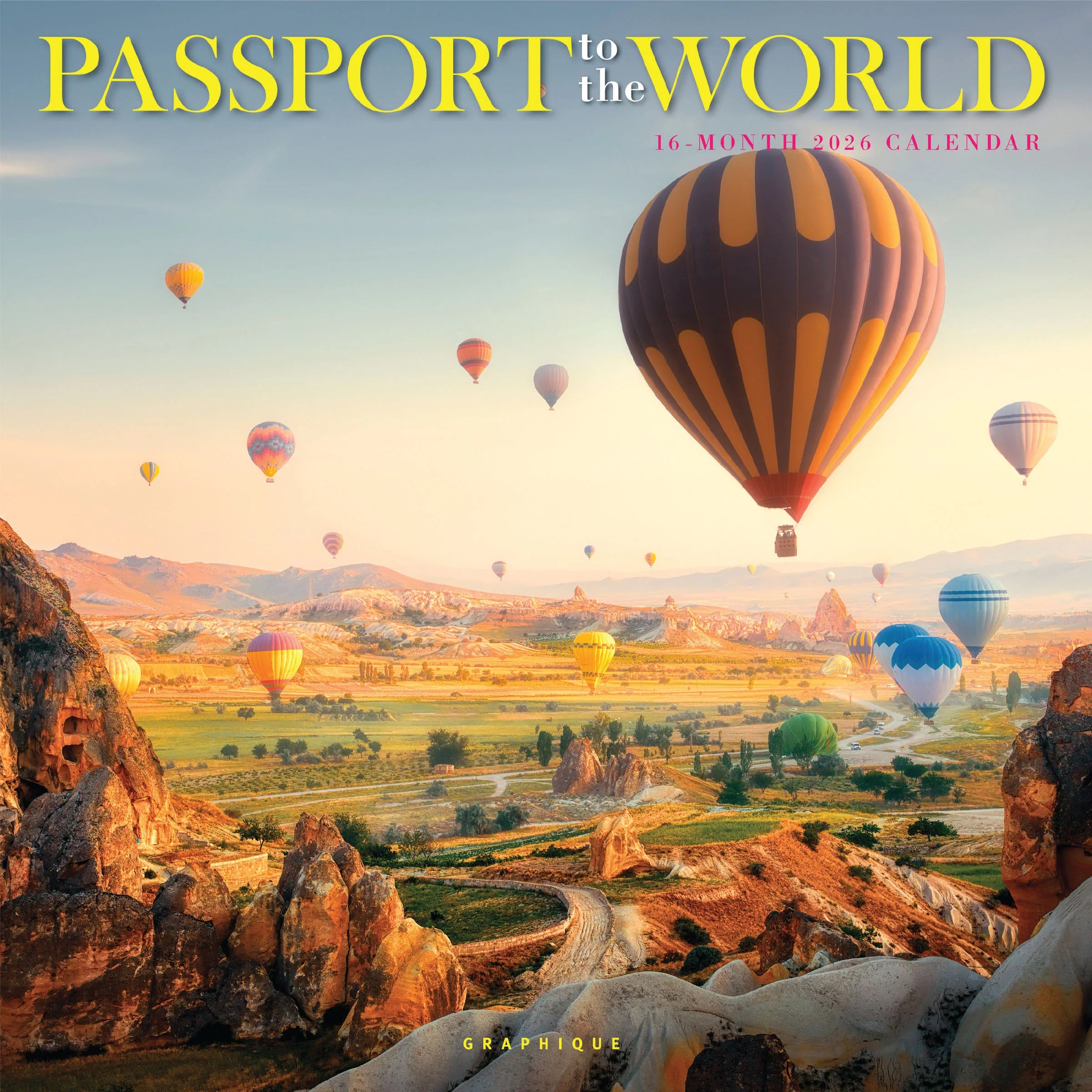 Passport To The World 2026 Wall Calendar