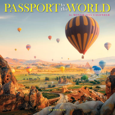 Passport To The World 2026 Wall Calendar