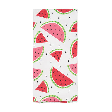 Watermelon Whimsy Printed Flour Sack Kitchen Towel    
