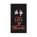 Let's Go Ghouls Embroidered Kitchen Towel    