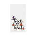 Trick or Treat Embroidered Waffle Weave Kitchen Towel    