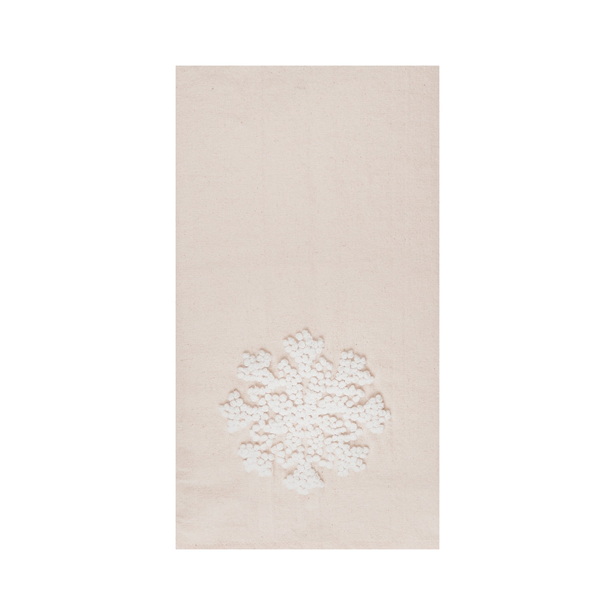 French Knot Snowflake Kitchen Towel    