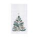 Lori Siebert Gold and Greenery Tree Embroidered Flour Sack Kitchen Towel    