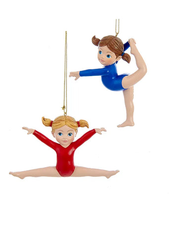 Gymnast Girl Ornament: (Single) Various Styles