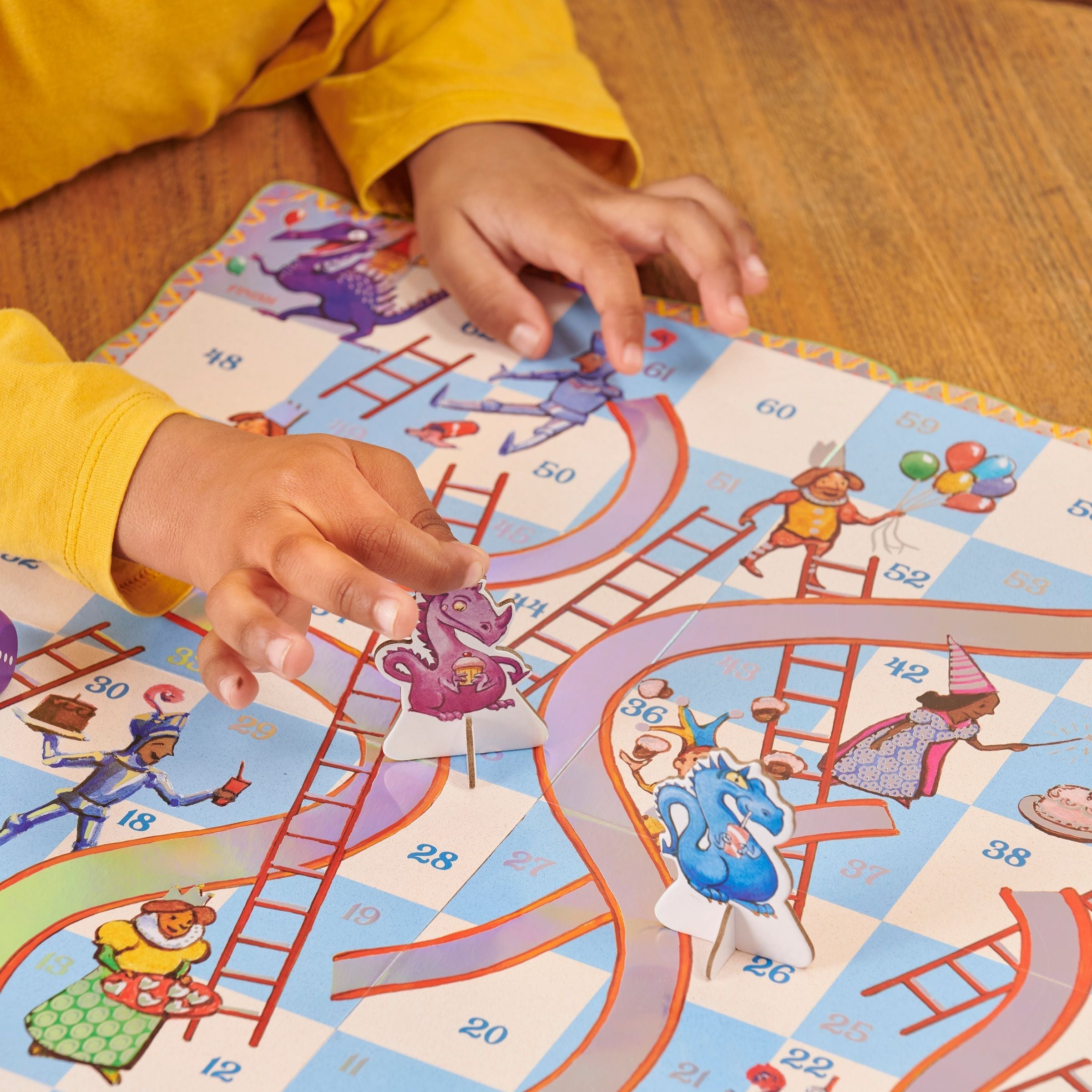 eeBoo Slips & Ladders Dragon Edition