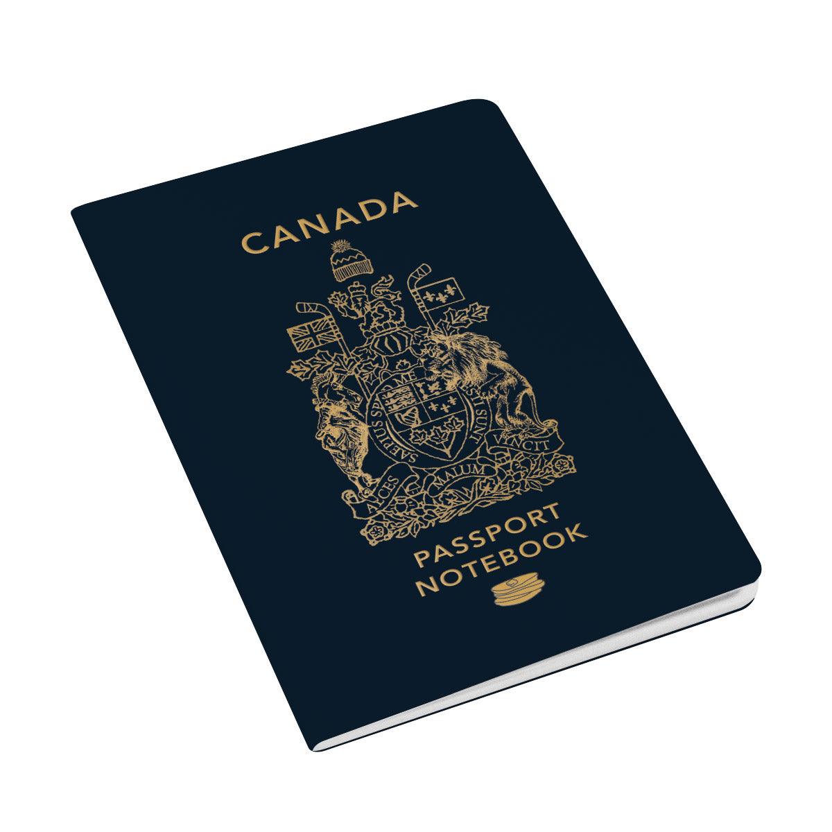 Canada Passport Notebook