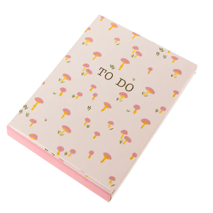 Pink Mushrooms Pocket Note    