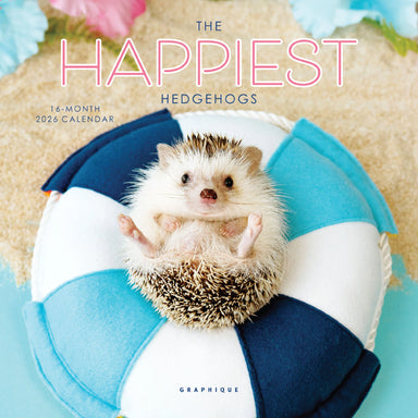 Happy Hedgehog 2026 Mini Wall Calendar