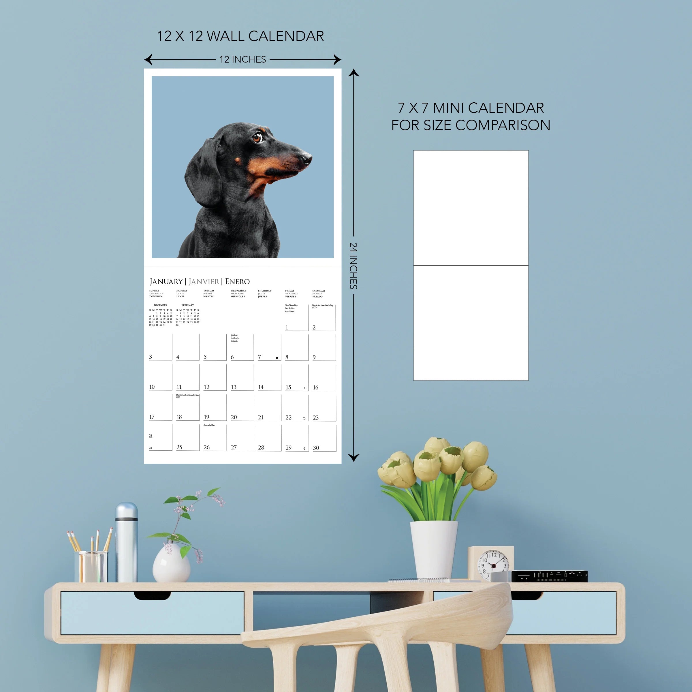 GRPH Judgmental Dogs 2027 Wall Calendar