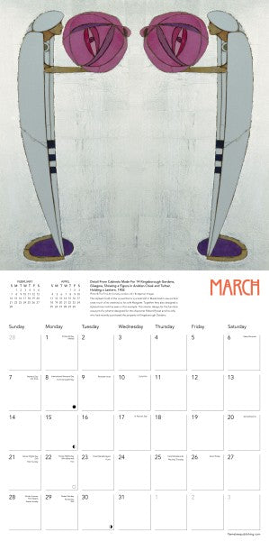 Charles Rennie Mackintosh 2027 Wall Calendar