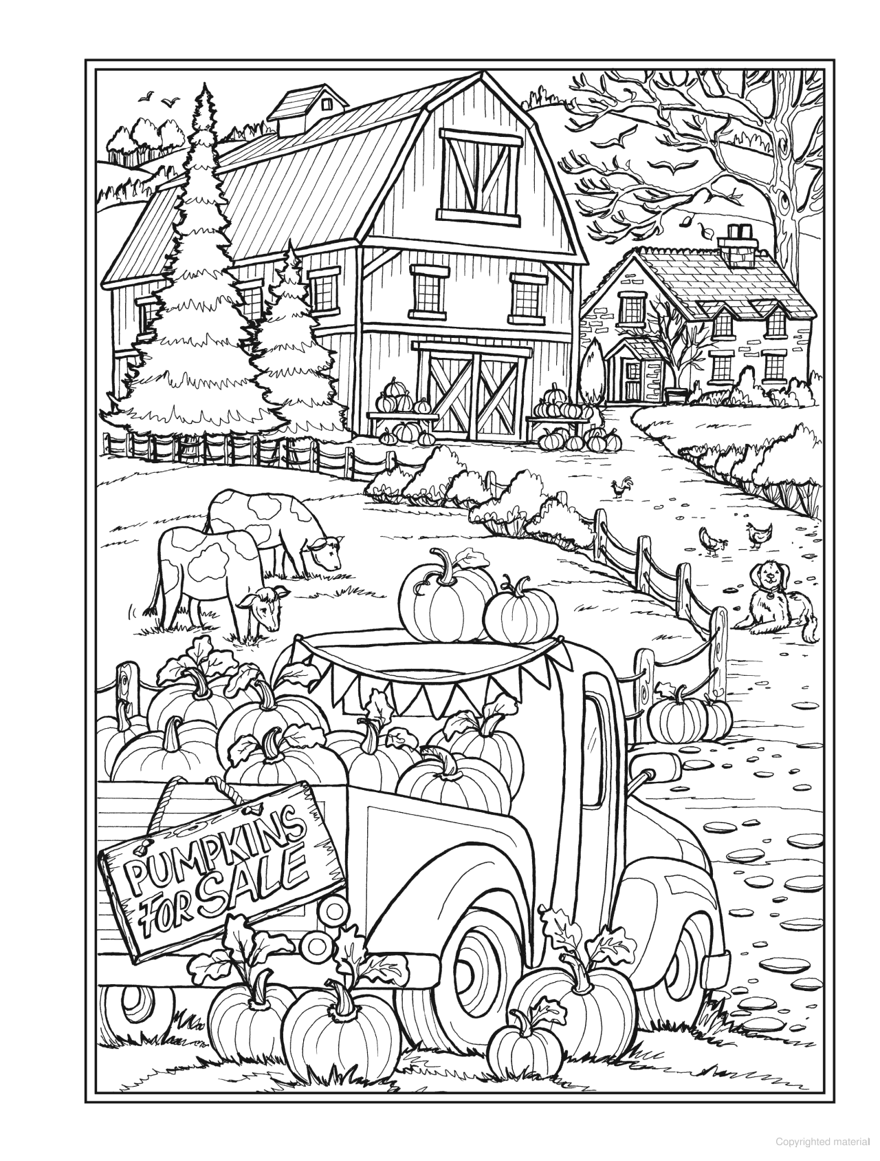 DVR Creative Haven® Coloring Book: Autumn Charm