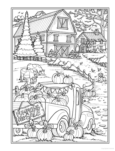 DVR Creative Haven® Coloring Book: Autumn Charm