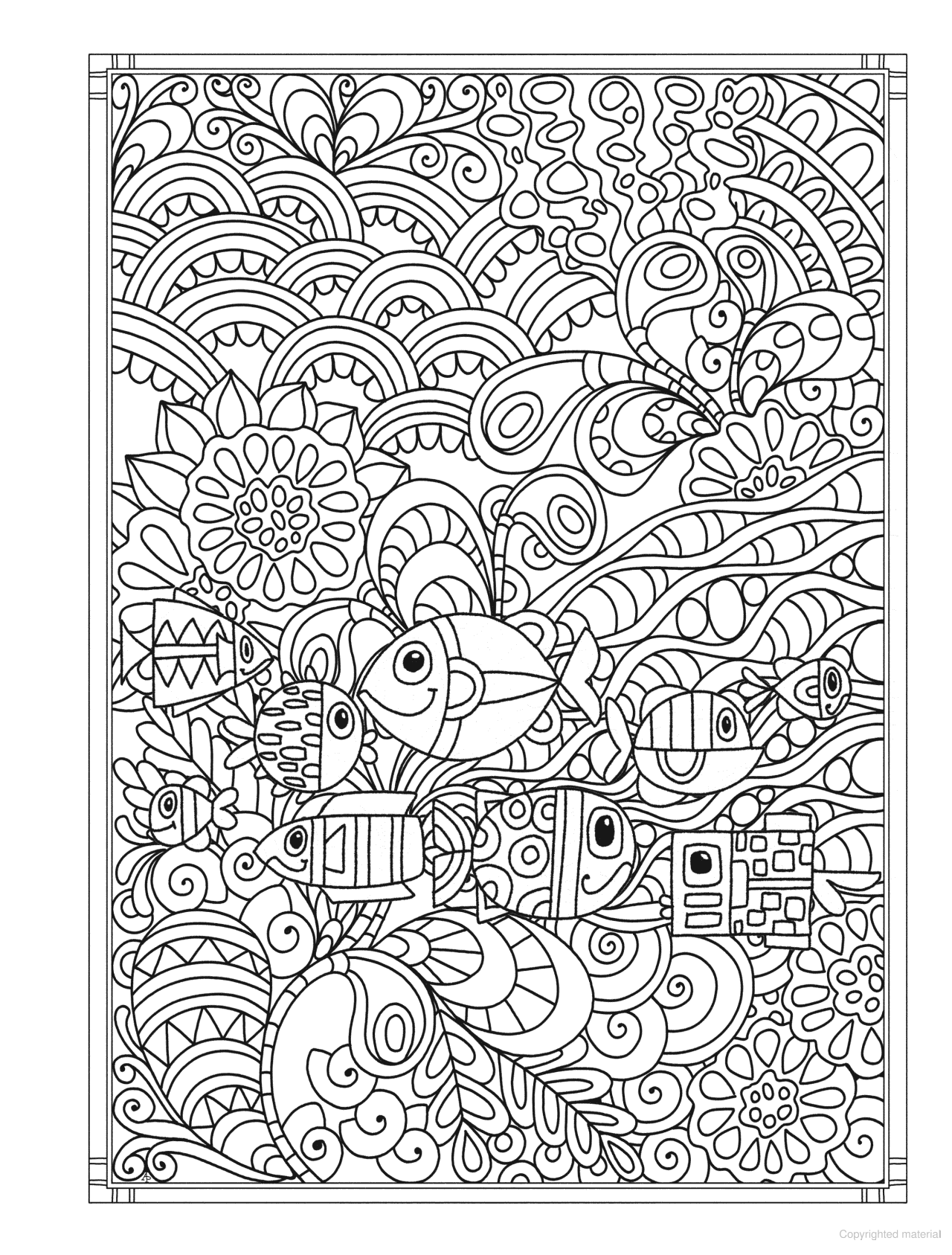 DVR Creative Haven® Coloring Book: Spectacular Sea Life Designs