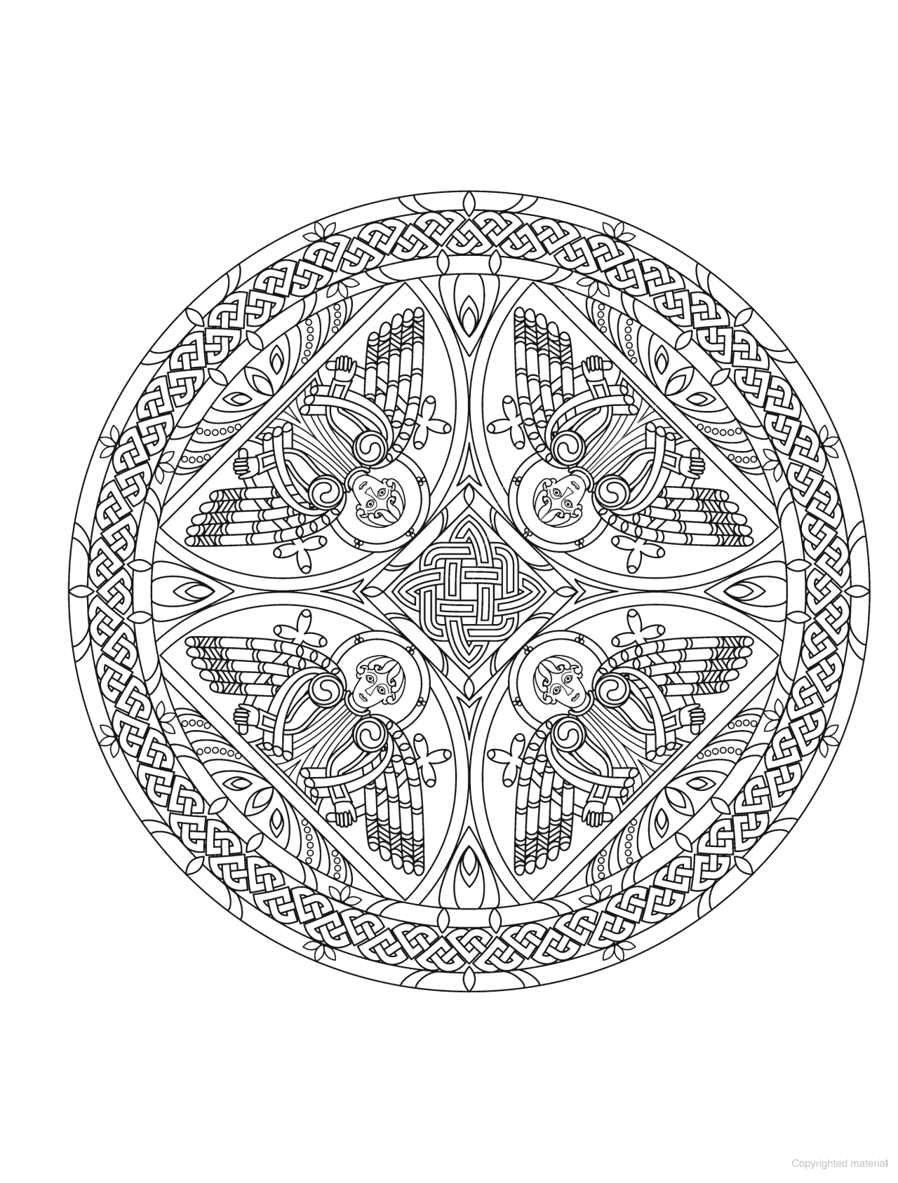 DVR Creative Haven® Coloring Book: Celtic Mandalas
