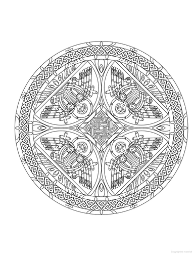 DVR Creative Haven® Coloring Book: Celtic Mandalas