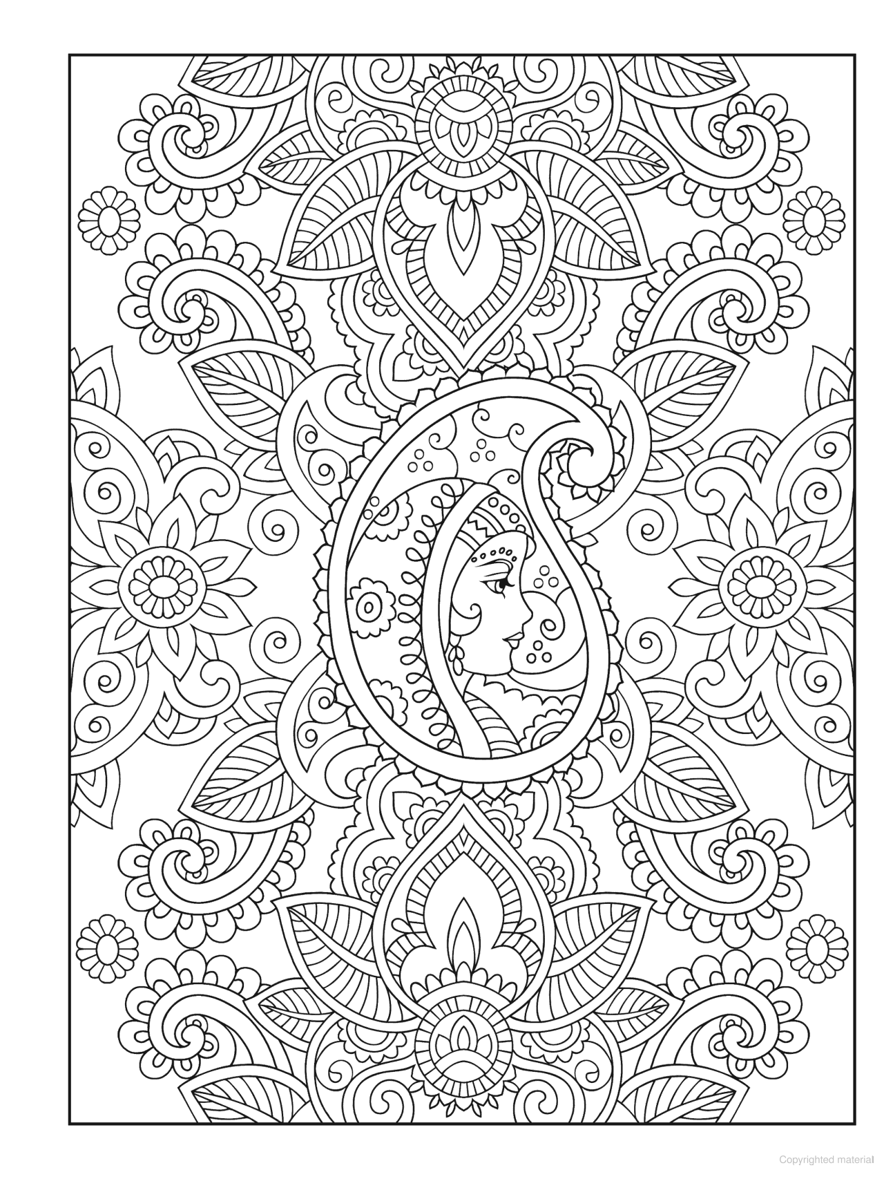 DVR Creative Haven® Coloring Book: Mehndi Designs