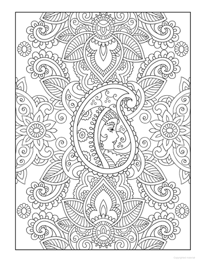 DVR Creative Haven® Coloring Book: Mehndi Designs