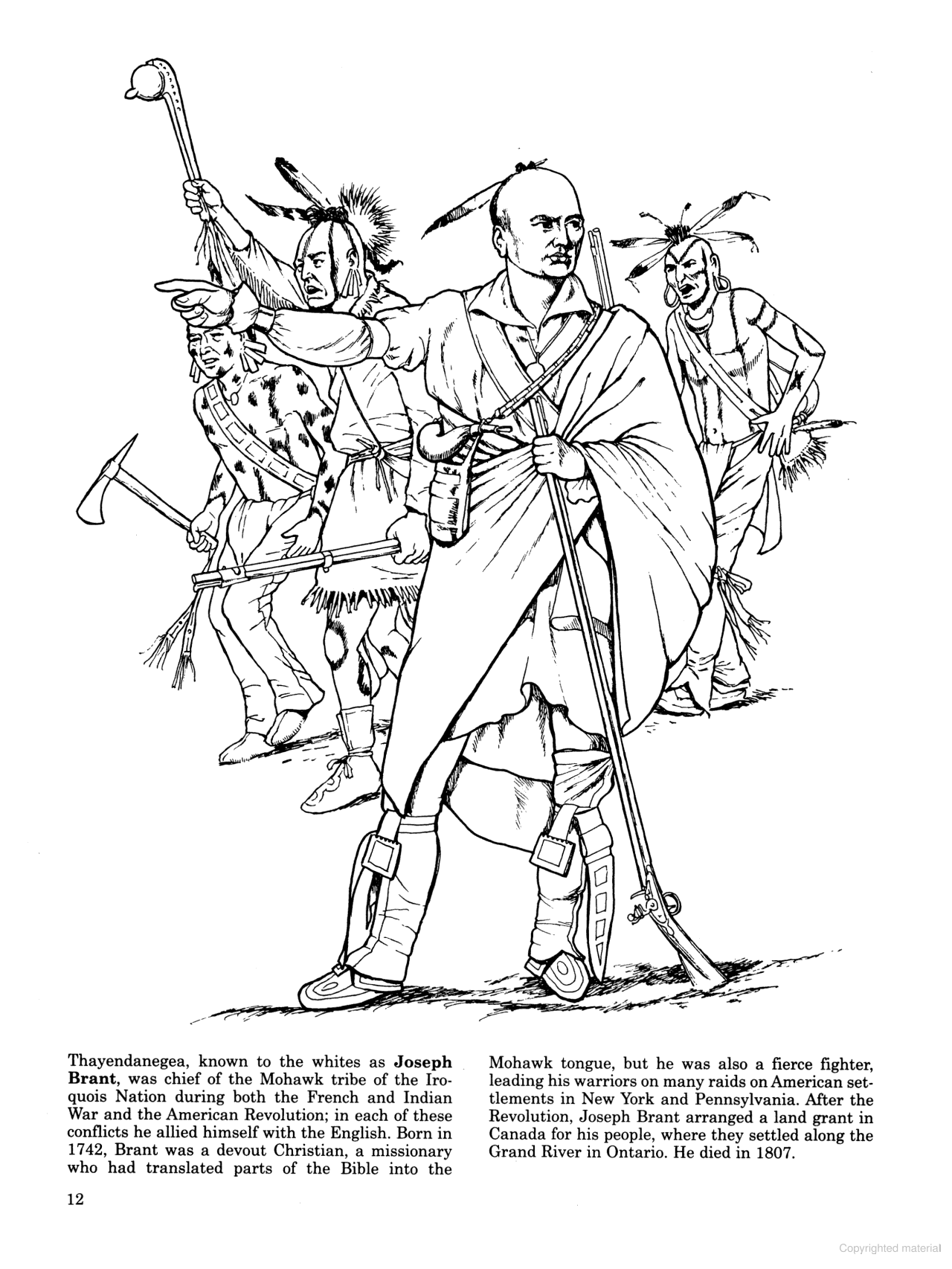 DVR Great Native Americans Coloring Book