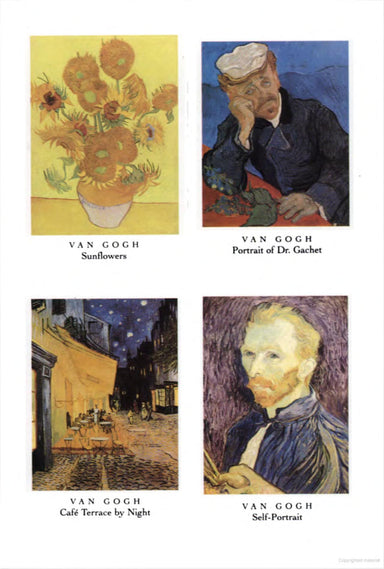 DVR Dover Fine Art Stickers: Van Gogh