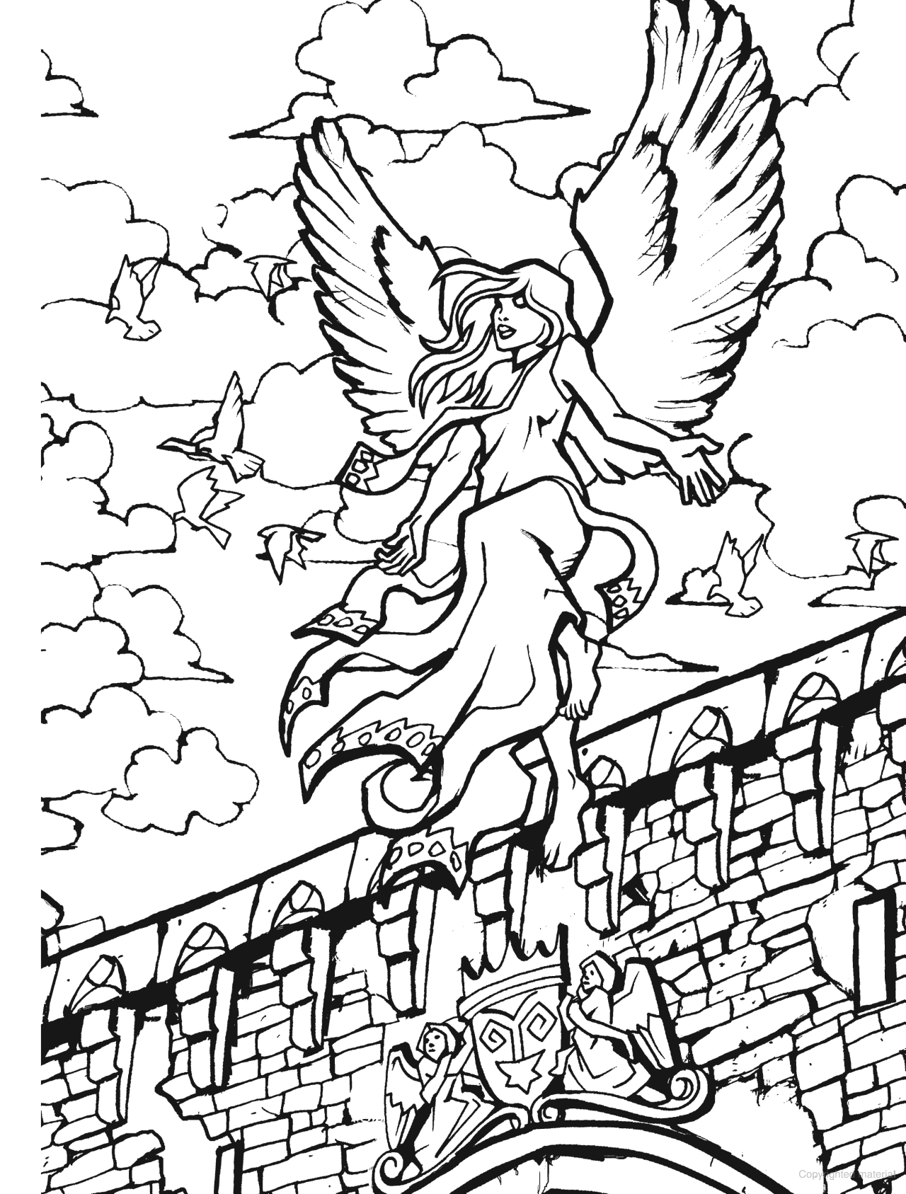 DVR Build a Poster Coloring Book - Fairy Princess