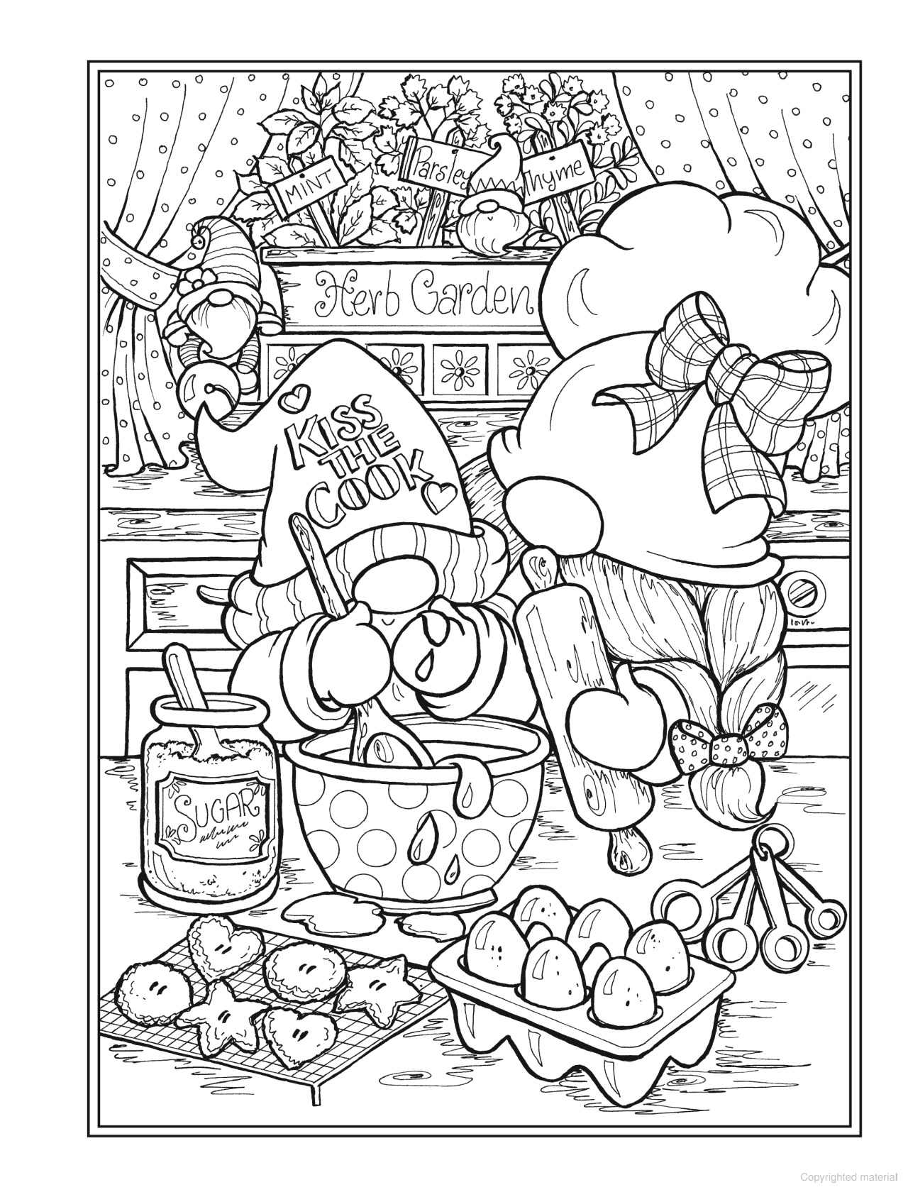 Creative Haven® Coloring Book: Gnome Sweet Gnome