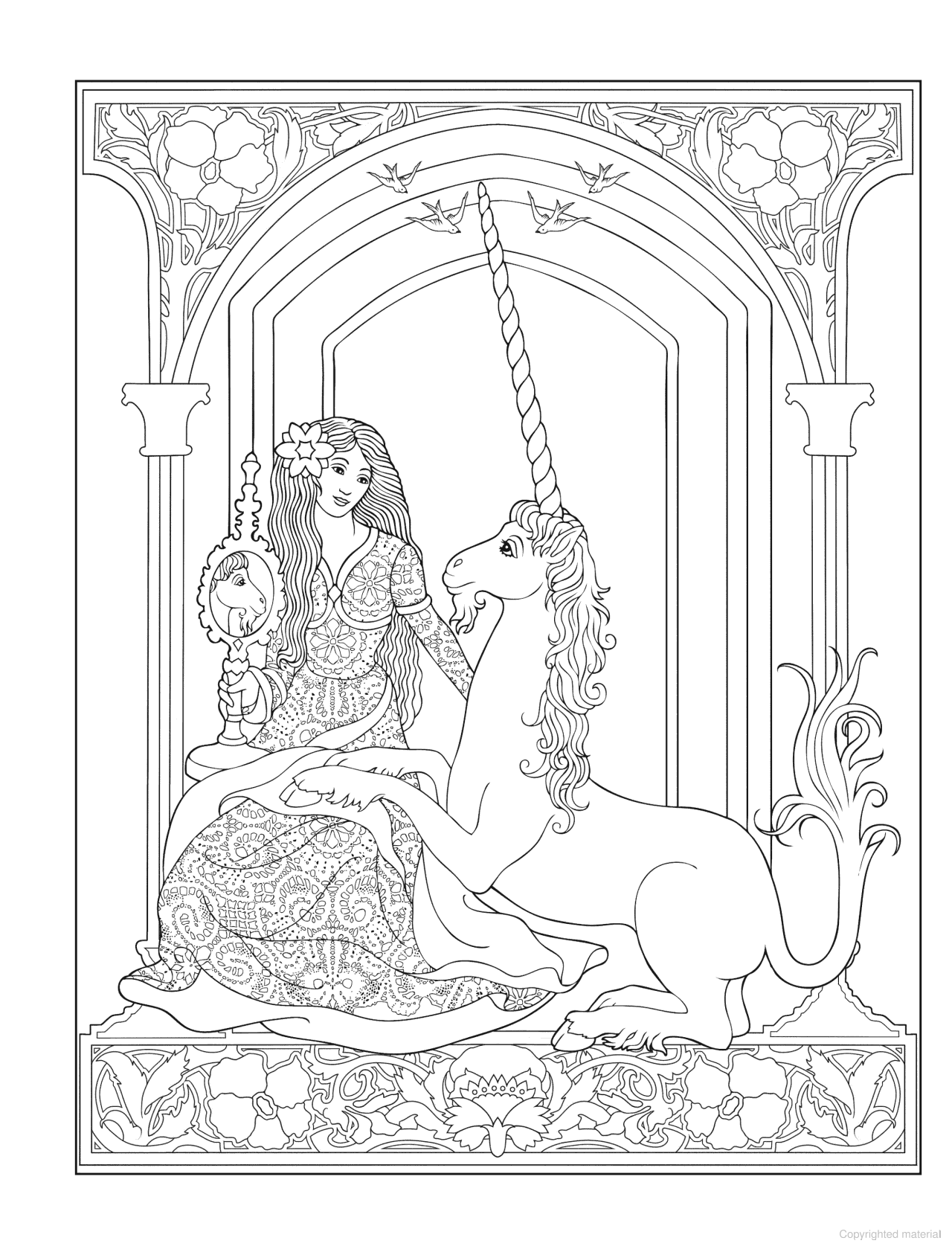 DVR Creative Haven® Coloring Book: Unicorns