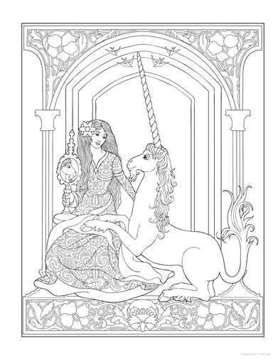 DVR Creative Haven® Coloring Book: Unicorns