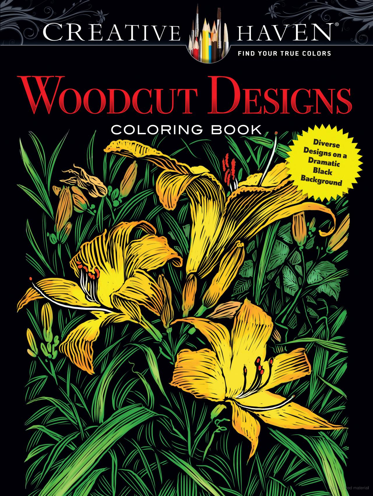 Creative Haven® Coloring Book: Woodcut Designs