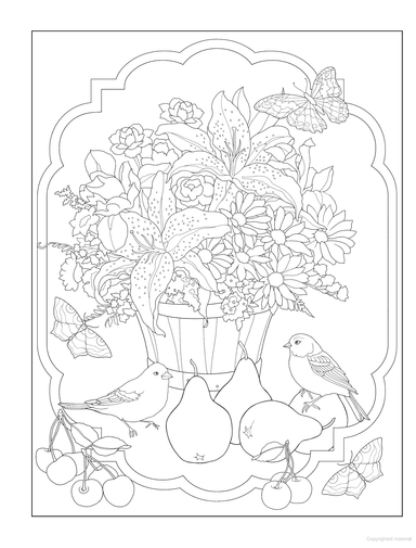 Creative Haven® Coloring Book: Joys of Nature