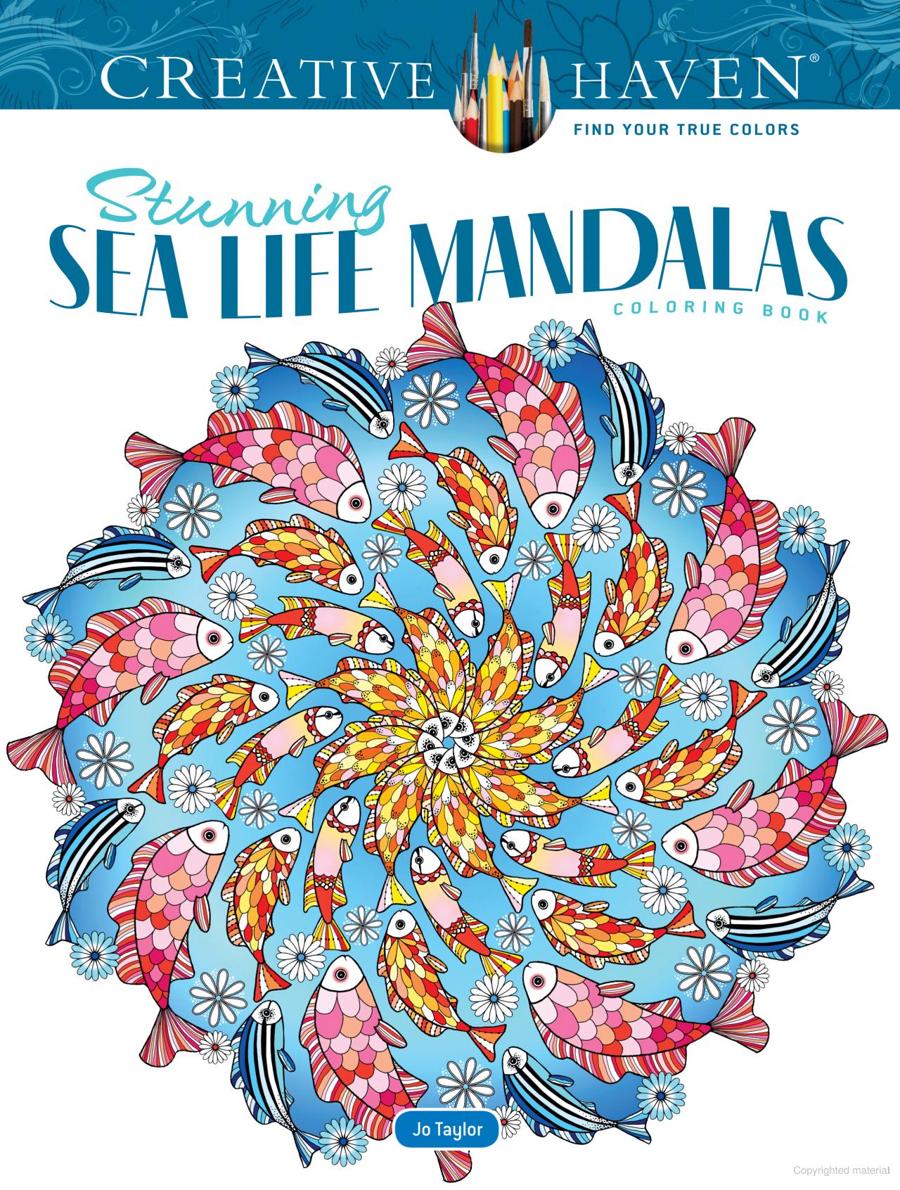 DVR Creative Haven® Coloring Book: Stunning Sea Life Mandalas