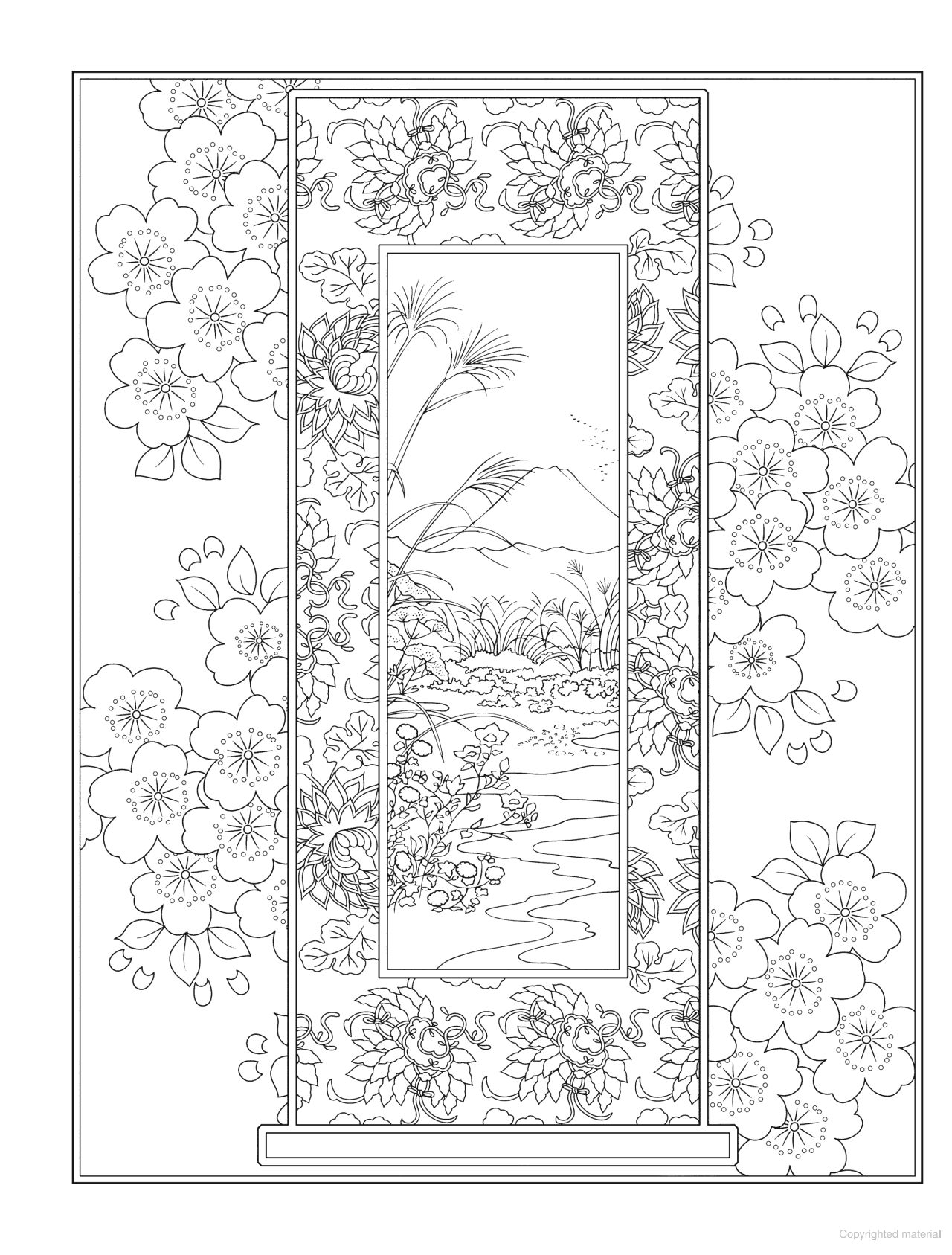 DVR Creative Haven® Coloring Book: Japanese Designs
