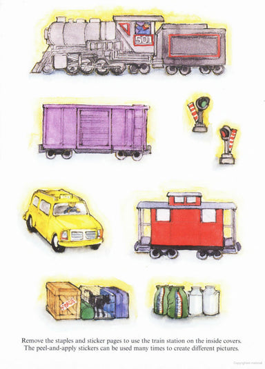 DVR Little Trains Sticker Activity Book