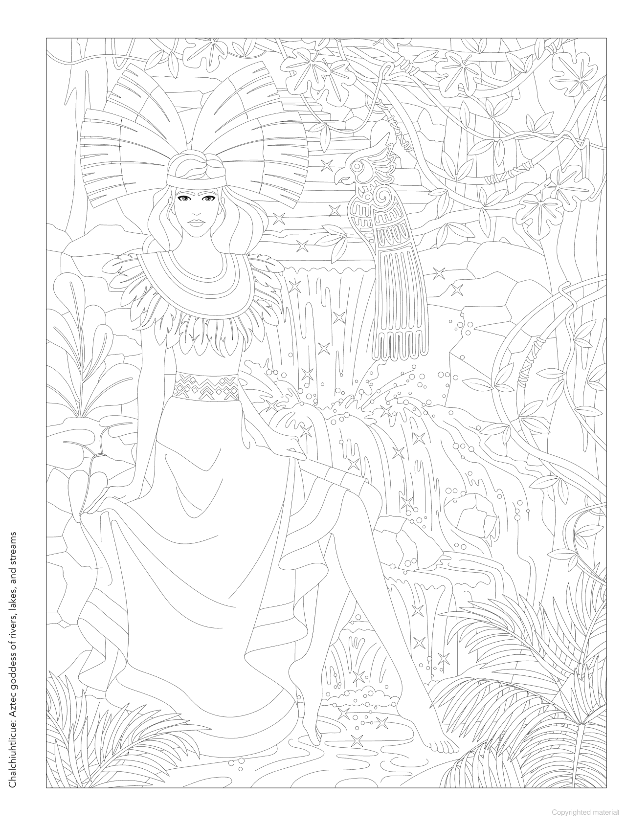 DVR Creative Haven® Coloring Book: Mythical Fashions