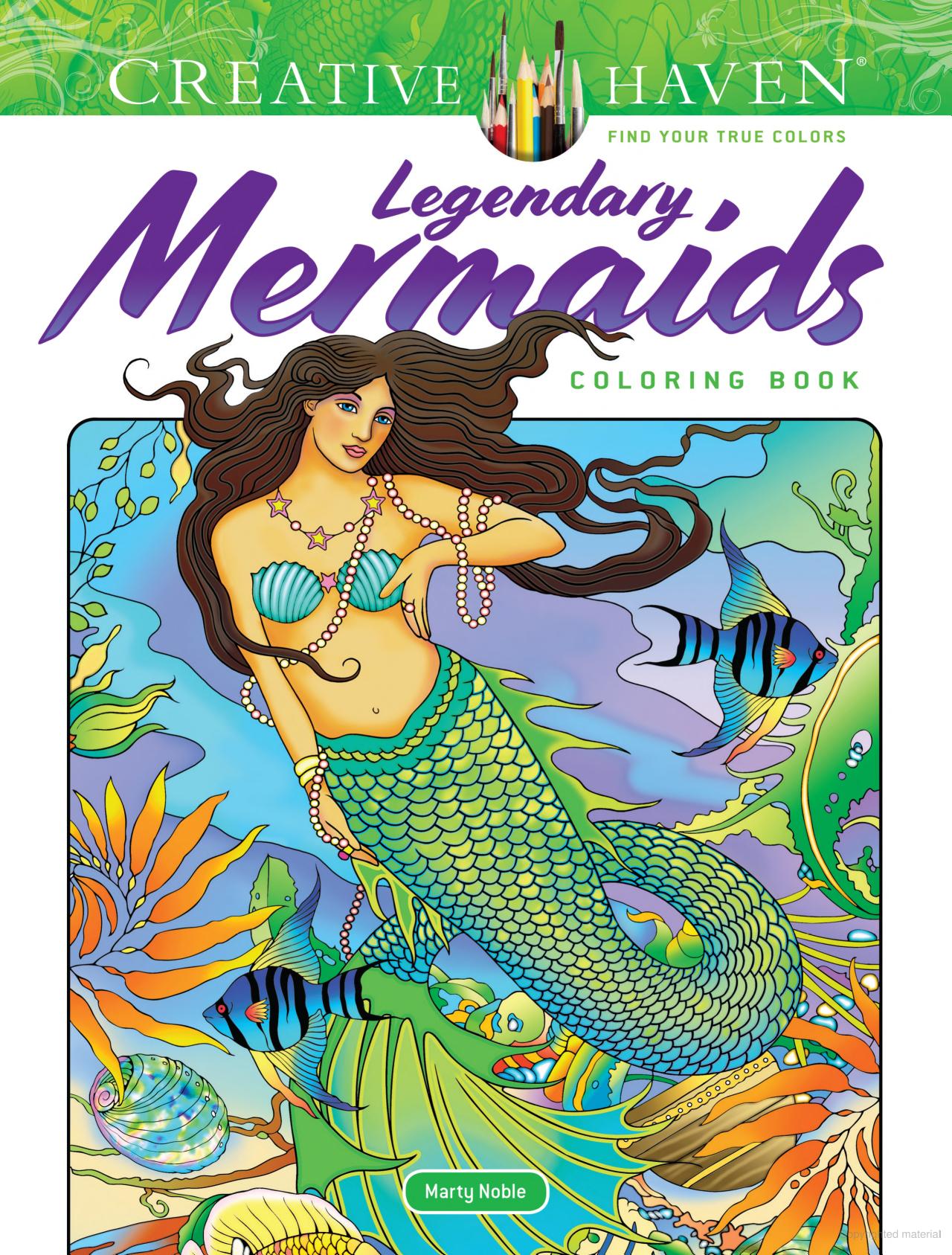 DVR Creative Haven® Coloring Book: Legendary Mermaids