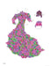 Flower Fashion Fantasies Paper Dolls