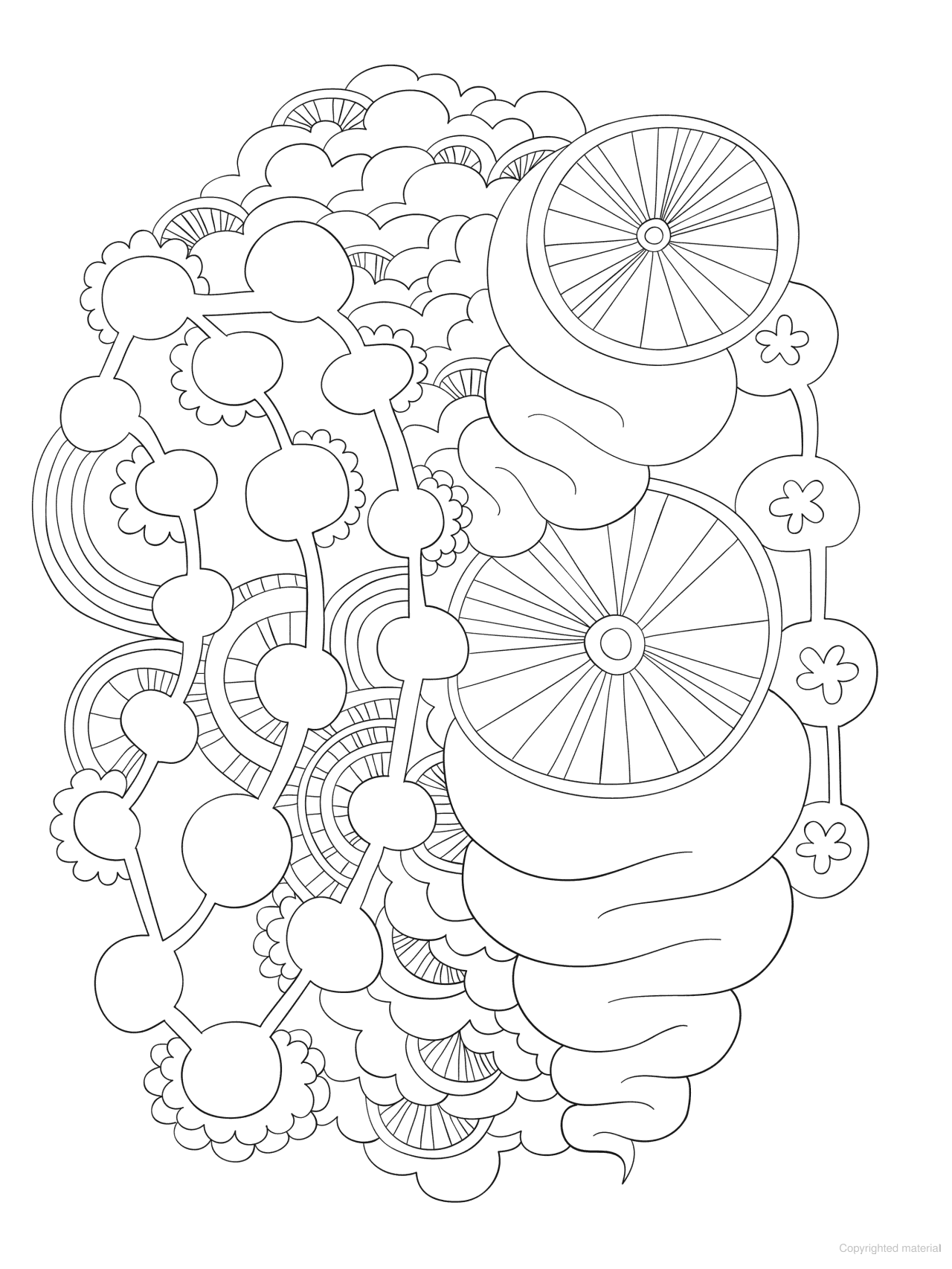 DVR Creative Haven® Stained Glass Coloring Book: Simply Abstract