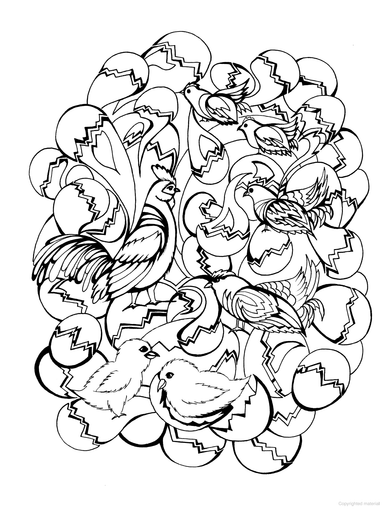 DVR Creative Haven® Coloring Book: Dream Birds