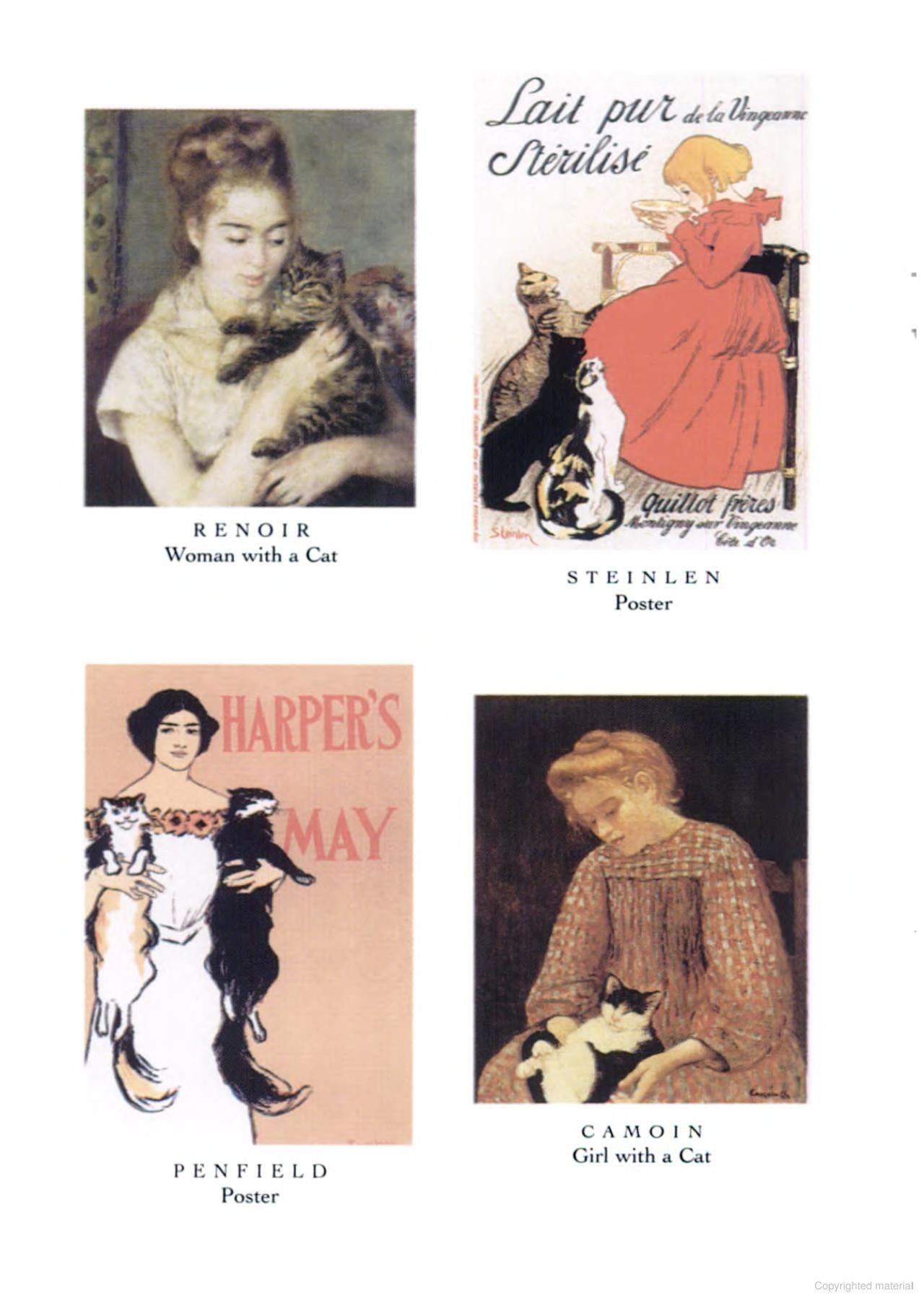 DVR Dover Fine Art Stickers: Cats in Art