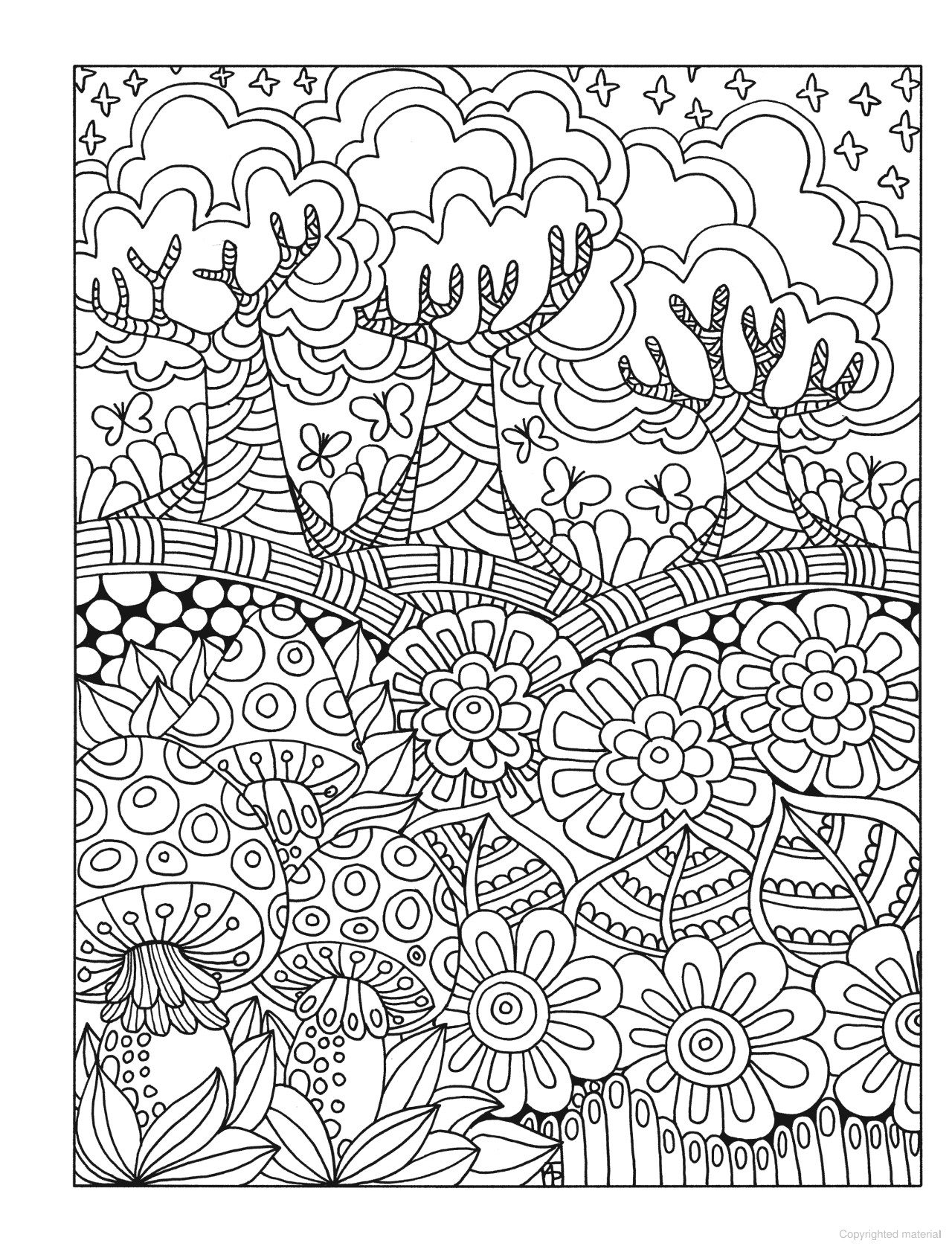 DVR Creative Haven® Coloring Book: Entangled Forest