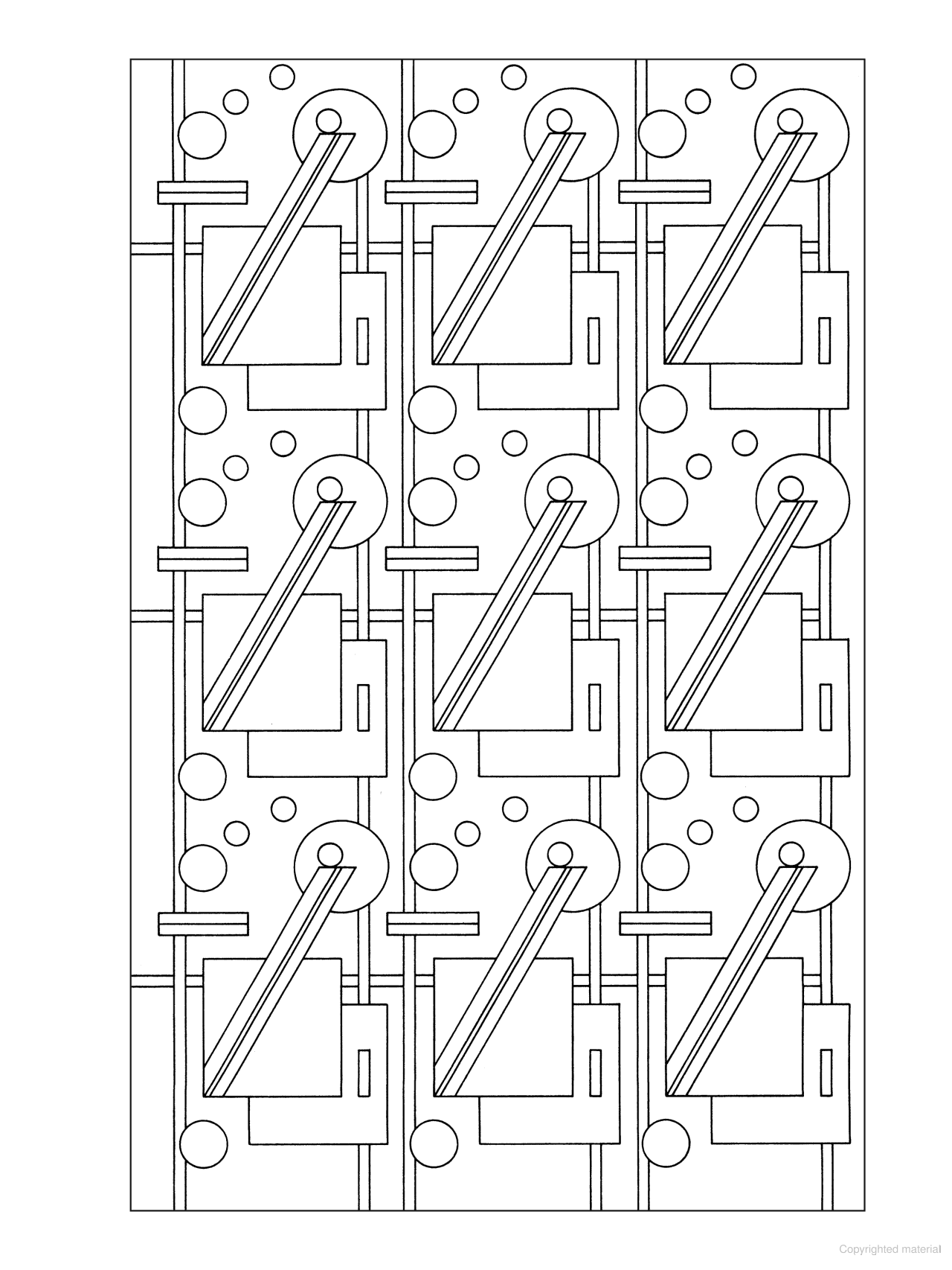 DVR Creative Haven® Coloring Book: Art Deco Patterns